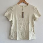 SKIMS Cotton Jersey T-Shirt in Bone, Size Large Photo 4