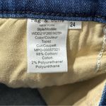 Rag and Bone  Size 24 Cate Mid-Rise Skinny Topaz Medium Blue Slim Fit Ankle Jeans Photo 12