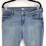 Old Navy Women's Stretch Mid-Rise Boyfriend Jeans Blue Denim Light Wash Size 6 Photo 3