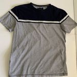 Denim & Flower Short Sleeve Shirt Size M Photo 2