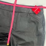 Spanx NWT  Leather Like Flare Pants in Black Size 1X Photo 7