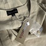 Zenobia Sage Green Lightweight Blouse size 2X Short Sleeves NWT Button Down Photo 6