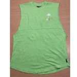 Spirit  Jersey Tank Top Sleeveless Women's Size XSmall Neon Green Summer 83 NEW Photo 1