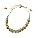 Brand New Swarovski Crystal Gold Tone Adjustable Bracelet Photo 0