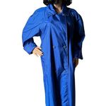 Vintage 80's Raingear Royal Blue raglan Sleeves Raincoat size 10 Photo 5