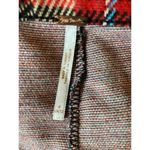 Free People  Women's Size 8 Plaiid Zip Up Skinny Fit Pants Multicolor Stretch Photo 3