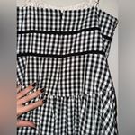For Love & Lemons  Black and White Gingham Dress size small Photo 8