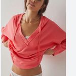 Free People Intimately Early Night Thermal Hoodie – Burnt Orange Cozycore Medium Photo 1