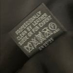 Lafayette 148 New York Black Metallic Ruffle Embellished Leather Jacket size 10 Photo 5