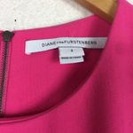 Diane Von Furstenberg  Hot Pink Carrie Sleeveless Crepe Mini Dress Size 2 Photo 4