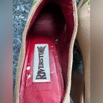 Vintage Riverstone Rosebuds Women’s Brown Leather Suede Western Clogs Y2K Size 9 Tan Photo 10