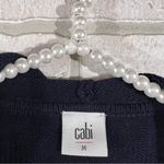 CAbi Style 5275 Newport Hoodie Cardigan Sweater in Navy Size M Photo 4