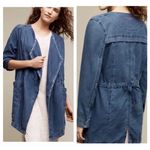Anthropologie Hei Hei Denim Open Front Blazer Jacket Size XS Photo 1