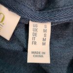 D&Co. Blue Long Sleeve Hoodie Size Small Blue Pullover Knit Hoodie Photo 5