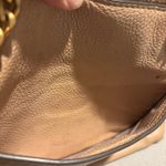 Tory Burch  Britten Satchel Purse Tan Color Photo 5