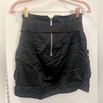 Karen Millen satin black utility skirt with tie belt Photo 1