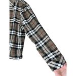 Christopher & Banks Vintage Plaid Knit Button Down Shacket Size XL Photo 5