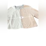 Madewell ‎ MWL crop Colorblock Sweatshirt Photo 6