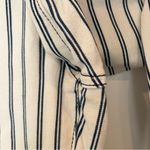 Judy Blue  White And Blue Stripe Super Flare Jeans Size 15/32 Photo 6