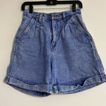 Bill Blass Vintage  High Waisted Darted Slash Pocket Denim Jean Shorts Size 6 Photo 0
