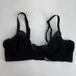 Savage X Fenty Size 36DDD Bra Wired Cotton Essentials Lace Black Caviar Woman’s Photo 1