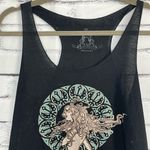 Bear Dance Y2K  Mermaid Racerback Tank Top Vintage Graphic Women’s Medium Black Photo 4