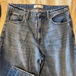 Abercrombie & Fitch Loose High Rise Light Blue Denim Jeans Photo 0