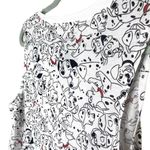 Disney  101 Dalmatians Muscle Tank Top Small White Black Sleeveless Dogs Shirt Photo 6