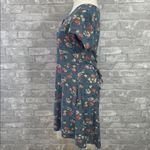 Band of Gypsies Blue Floral Mini Dress Photo 3