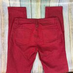prAna  Kara Jean Red Berry Size 8 NEW With Tags Low Rise Fitted Pants Photo 5
