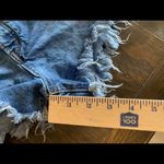 We The Free high waisted distressed raw edge hem denim shorts size 31 Photo 3
