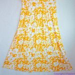 Eloquii NEW yellow floral Dolman Sleeve Maxi Dress with Slit,20 Photo 5