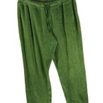 SB Active Womens Y2K Velour Lime Green Drawstring Pants Size L Size L Photo 0