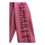 Carhartt Women Med Relaxed Fit Midweight Crewneck Logo sleeve Graphic Sweatshirt Photo 6