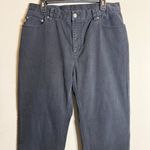 Ralph Lauren NWOT Lauren Jeans Co.  Straight Leg Denim Jeans Women's 14 Black Photo 5