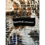 Dahui Hawaii Linen Pull On Pants Tropical Floral Wide Leg READ Size L Photo 5