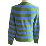 J.Crew Adorable green and blue striped sweater Photo 4