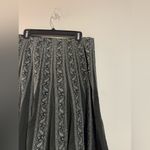 EUC Silkland Green and White Embroidered Paisley Lined Skirt size 12 Photo 6