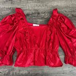 Queen Of Sparkles Red Top Photo 0