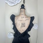 Hello Molly NTM:  Sold Out Online Black Ruffled Halifax Mini Dress in Sz Small Photo 9