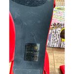 Jeffrey Campbell  Duffy Slingback Red Satin Heel Size 10 NIB Plume Design Elegant Photo 11