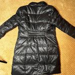 Coldwater Creek  M Black Down Puffer Winter Coat Jacket Long Packable Outerwear Photo 8