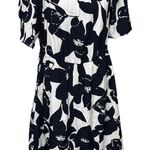 NWT 10/M BloomChic Ditsy Floral Pocket Square Neck Shirred Ruffle Dress Photo 0