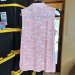 Puma Womens Flower Sleeveless Polo Bridal Rose Size Medium Photo 6