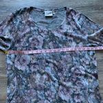 Dantelle  Gray Floral Bell Sleeve Blouse XL Photo 3