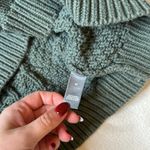 Aerie  Chunky Knit Teal Pullover Sweater Small Photo 3