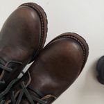 Freebird Cavalier Boots Combat Leather Lace Up Lugged Boho Western Brown Green Size 10 Photo 14