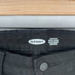 Old Navy Rockstar Super Skinny Jeans Womens 12 Black Denim Cotton High Rise Photo 4