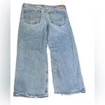 American Eagle Stovepipe Jeans Strigid Light Wash Women’s 14 Short Wide Leg Photo 3