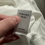 Lulus Dress Made in the Crocheted White Skater Halter Neck Mini Dress Sz XS NEW Photo 8